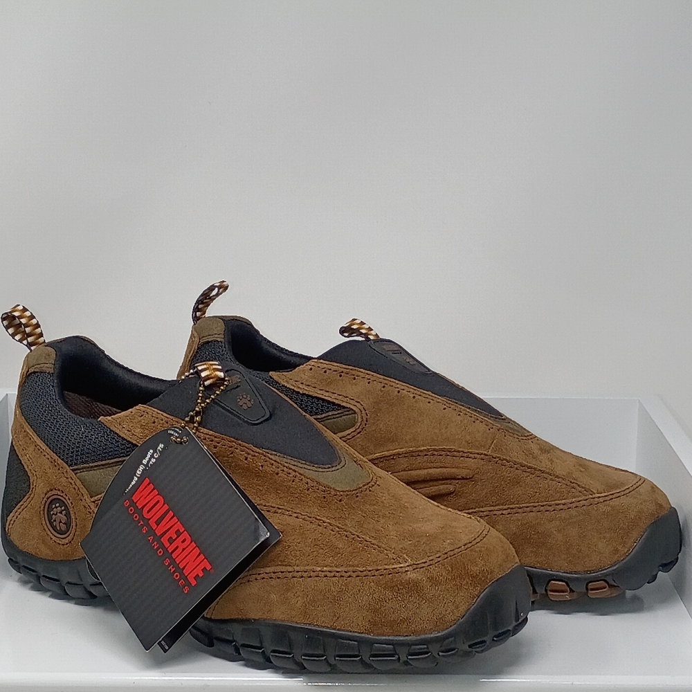 Wolverine Men's Brown Suede Steel Toe Shoes